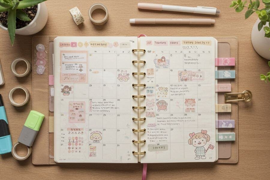 cute planners and diaries mister korean