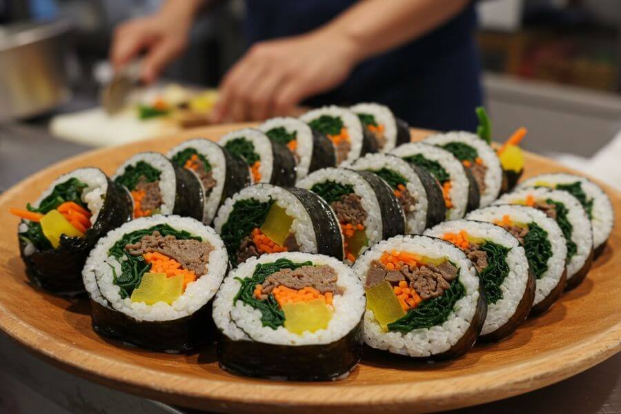 kimbap korean seaweed rice rolls mister korean