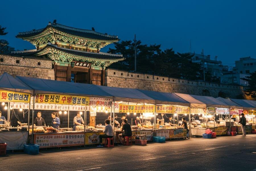suwon nammun night market mister korean