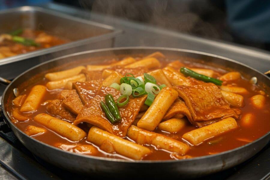tteokbokki spicy rice cakes mister korean