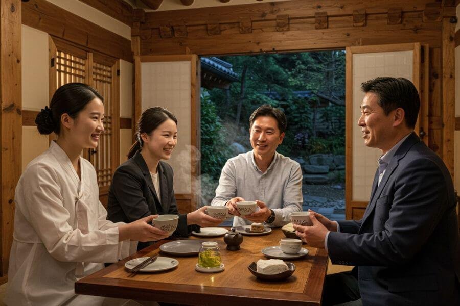 warm hospitality and local friendliness mister korean