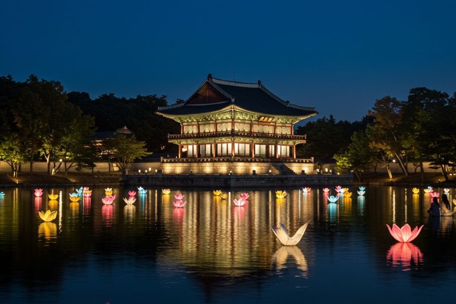 gyeongju donggung palace and wolji pond lantern festival 10 most colorful lantern festivals in south korea mister korean