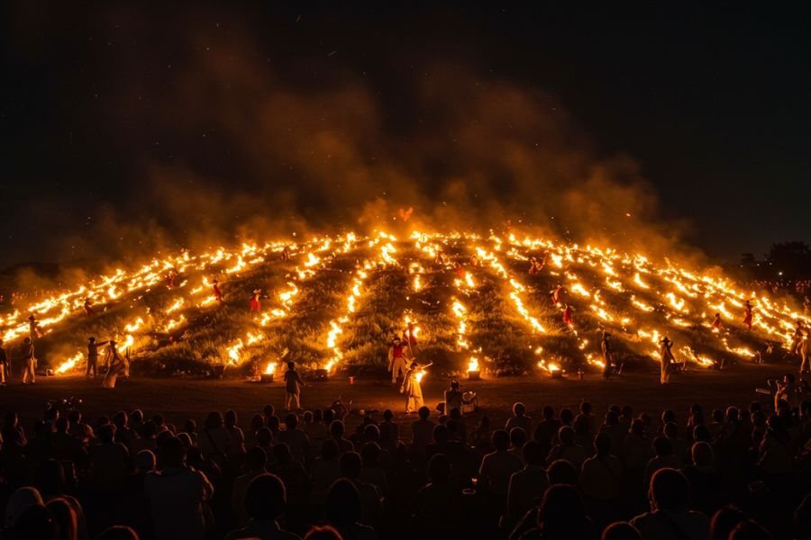 jeju fire festival 10 most colorful korean festivals to experience in 2025 mister korean