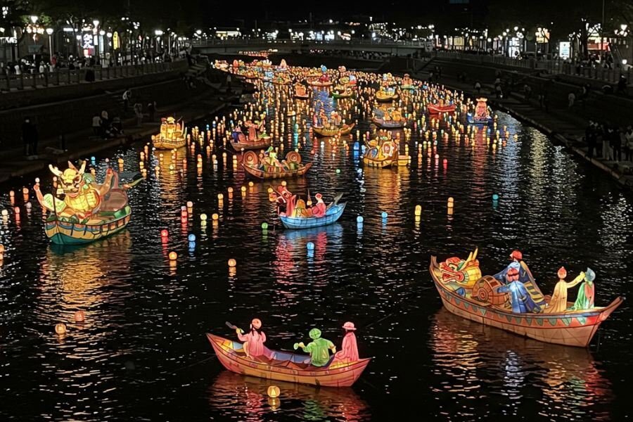 jinju namgang yudeung lantern festival 10 most colorful korean festivals to experience in 2025 mister korean