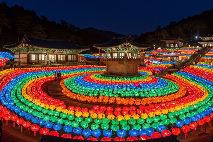 samgwangsa temple 10 most colorful lantern festivals in south korea mister korean